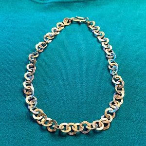 Silver chain 16” necklace.